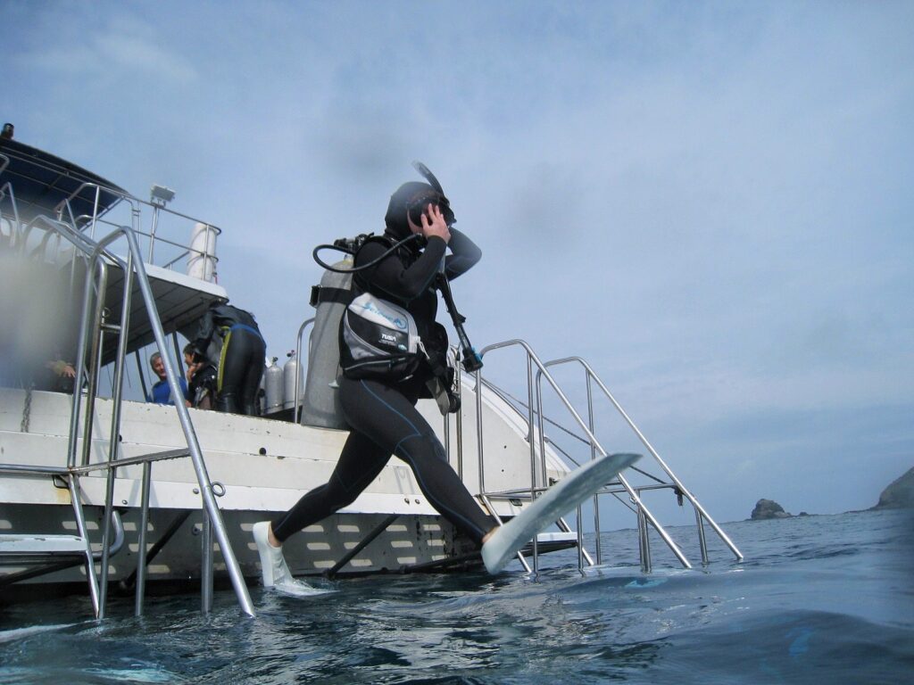 半日　午前午後　ボートダイビング