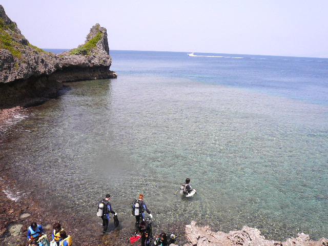 ビーチダイビングEN方法